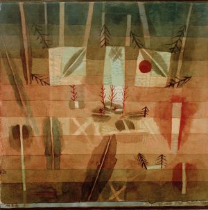 Paul Klee „Physiognomie einer Anpflanzung“ 25 x 26 cm
