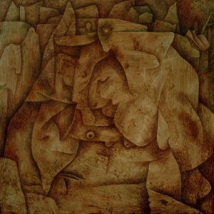 Paul Klee „Verhext-Versteinert“ 51 x 51 cm