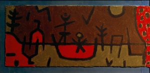 Paul Klee „Teich im Park“ 50 x 21 cm