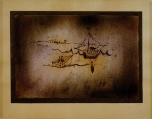 Paul Klee „Fischerboote“ 49 x 34 cm