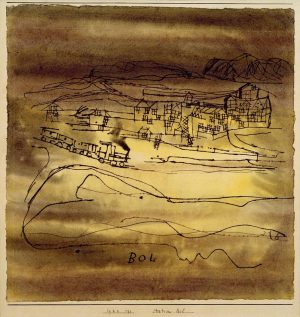 Paul Klee „Station Bol“ 30 x 31 cm