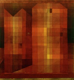 Paul Klee „Burg 1“ 25 x 27 cm