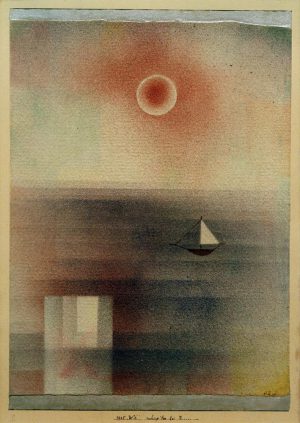 Paul Klee „Ruhige See bei Z…“ 21 x 28 cm