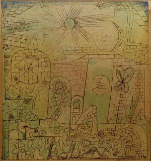Paul Klee „Frühlings-Sonne“ 15 x 15 cm