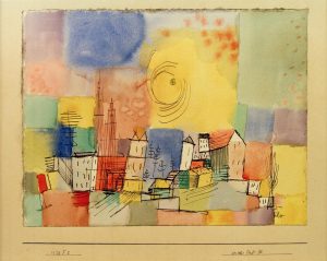 Paul Klee „Deutsche Stadt BR“ 29 x 23 cm
