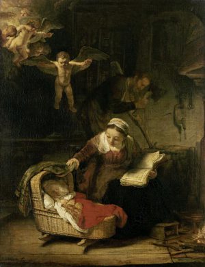 Rembrandt “Die heilige Familie“ 60 x 80 cm
