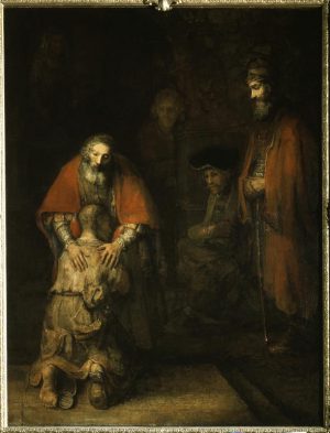 Rembrandt “Die Heimkehr des verlorenen Sohnes“ 39 x 42 cm