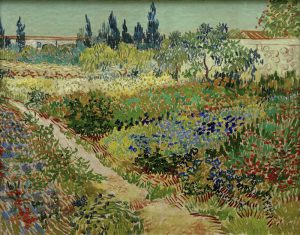 Vincent van Gogh “Bluehender Garten mit Pfad”, 72 x 92 cm