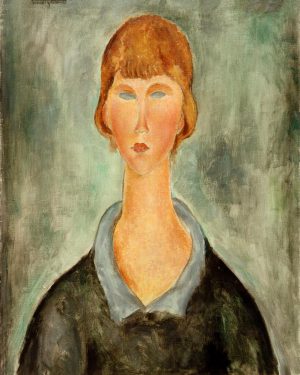 Amedeo Modigliani „Porträt einer jungen Frau“ 50 x 65 cm