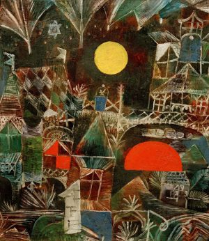 Paul Klee „Mondaufgang Sonnenuntergang“ 35 x 41 cm