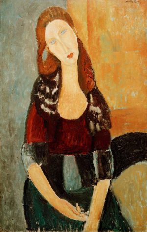 Amedeo Modigliani „Jeanne Hébuterne sitzend“ 60 x 92 cm
