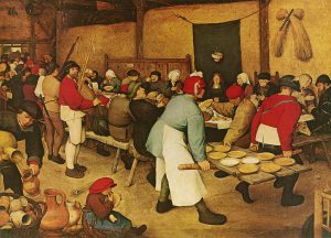 Pieter Brueghel d. Ä. “Die Bauernhochzeit” 70 x 50 cm