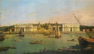 Canaletto “Das Krankenhaus Greenwich von Thames” 140 x 81 cm