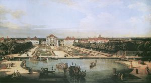 Canaletto “Schloss Nymphenburg” 112 x 62 cm