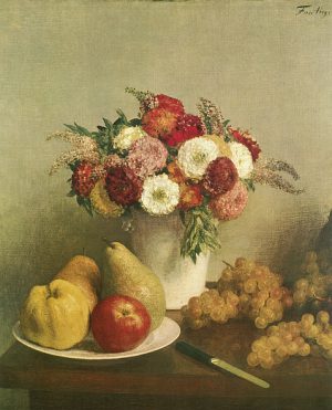 Henry Fantin-Latour „Blumen“ 40 x 50 cm