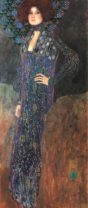 Gustav Klimt “Emilie Flöge” 29 x 68 cm