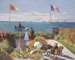 Claude Monet “Terrasse in Saint Adresse” 50 x 40 cm