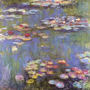 Claude Monet “Seerosen” 83 x 83 cm