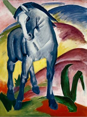 Franz Marc “Blaues Pferd” 60 x 80 cm