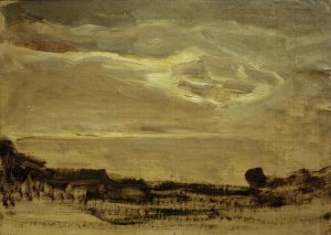 Piet Mondrian “Abendhimmel mit leuchtender Wolke” 80 x 57 cm