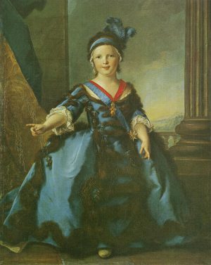 Jean-Marc Nattier “Porträt des jungen Herzogs von Bourgogne” 40 x 50 cm