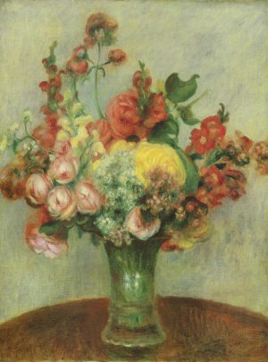 Auguste Renoir „Blumen in einer Vase“ 30 x 40.5 cm