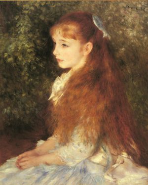 Auguste Renoir “Mademoiselle Irene Cohen d`Anvers” 40 x 49 cm
