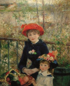 Auguste Renoir “Auf der Terrasse” 50 x 70 cm
