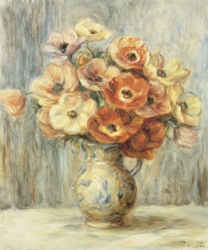 Auguste Renoir „Vase de Anemonas“ 50 x 60 cm