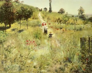 Auguste Renoir „Spaziergang im hohen Gras“ 50 x 40 cm