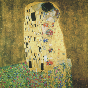 Gustav Klimt “Der Kuss” 90 x 90 cm