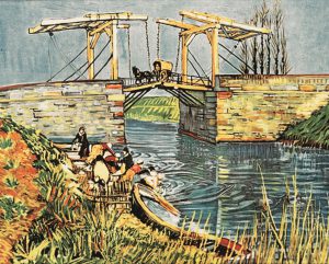 Vincent van Gogh “Die Langloisbrücke bei Arles” 50 x 40 cm