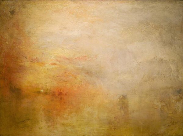William Turner "Sonnenuntergang über See" 91 x 123 cm