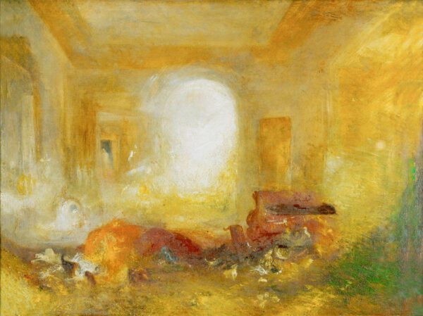 William Turner "Interieur in Petworth" 91 x 122 cm