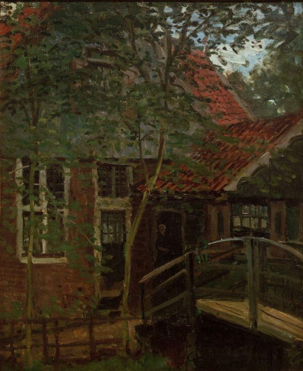 Claude Monet "Kleine Brücke in Holland  Zaandam" 38 x 47 cm