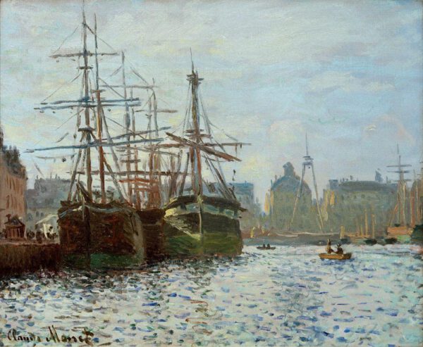 Claude Monet "Das Hafenbecken von Le Havre" 46 x 38 cm