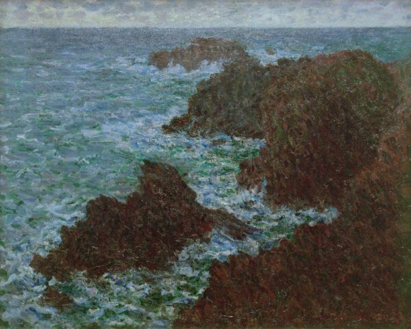 Claude Monet "Die Felsen von Belle-Ile  die wilde Küste" 81 x 65 cm