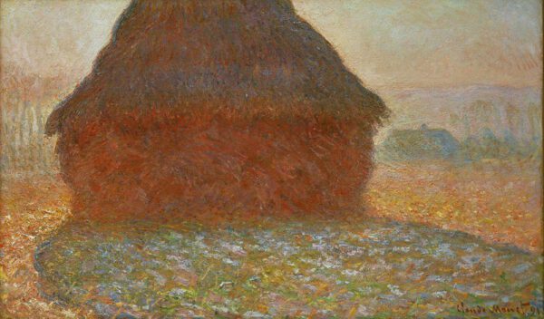 Claude Monet "Heuhaufen im Sonnenlicht" 100 x 60 cm
