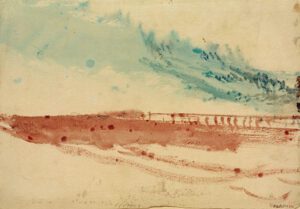 William Turner "Sandbank" 19 x 27 cm
