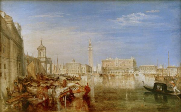 William Turner "Canaletto beim Malen" 51 x 82 cm