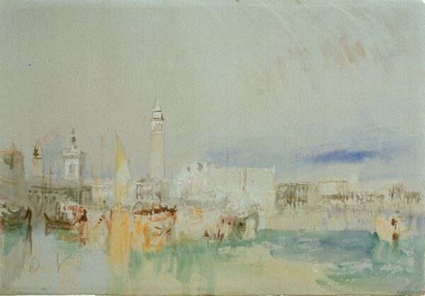 William Turner "Venedig, Bacino S. Marco" 19 x 28 cm