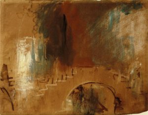 William Turner "Venedig, Brücke" 25 x 29 cm