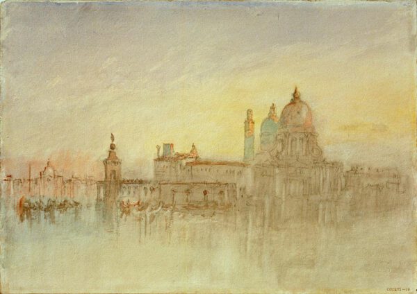 William Turner "Venedig, S. Maria della Salute" 19 x 28 cm