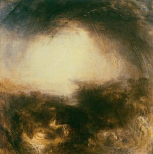 William Turner "Schatten und Dunkelheit (Der Abend nach der Sintflut)" 79 x 78 cm