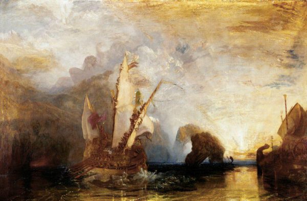 William Turner "Odysseus verspottet Polyphem" 133 x 203 cm