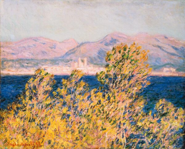 Claude Monet "Antibes vom Cap d’Antibes" 81 x 65 cm