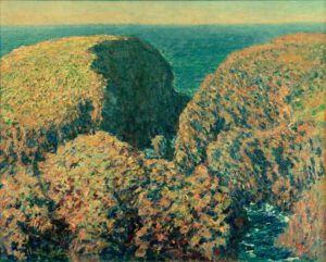 Claude Monet "Bloc de Rochers  Belle-Ile" 81 x 65 cm