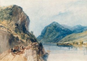 William Turner "Der Drachenfels" 21 x 29 cm