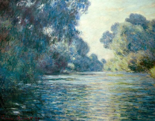 Claude Monet "Arm der Seine bei Giverny" 92 x 75 cm