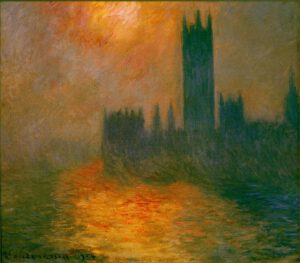 Claude Monet "Parlament in London" 92 x 81 cm